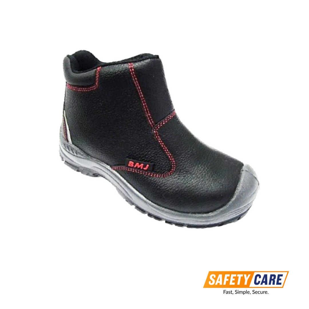 BMJ Mid Cut Side-Zipped Safety Footwear- AMBARLI MC 18