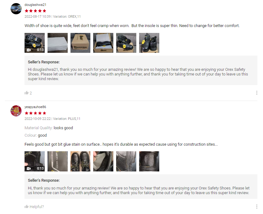 mallcom lorex safety shoes